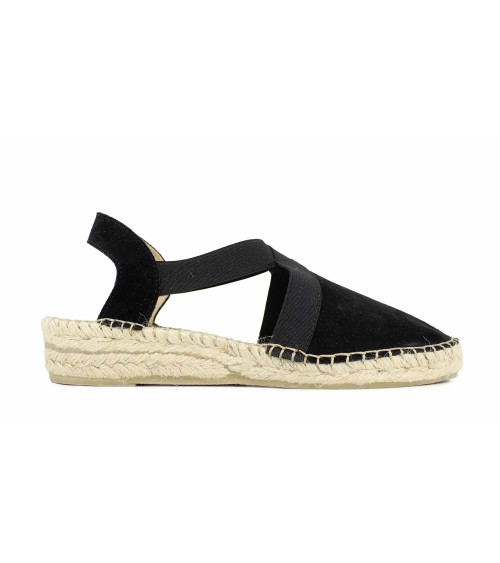 ESPADRILLE AVEC ÉLASTIQUES EN DAIM