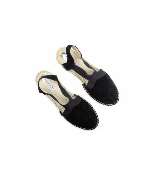 ESPADRILLE AVEC ÉLASTIQUES EN DAIM