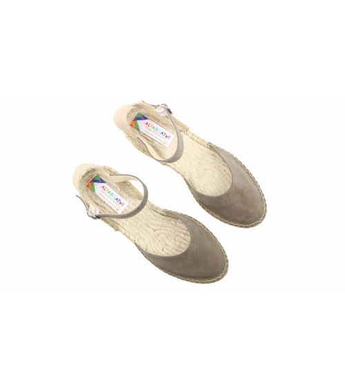 ALPARGATA VALENCIANA CON HEBILLA EN SERRAJE