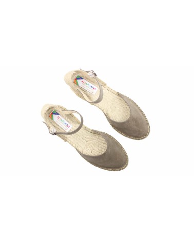 ALPARGATA VALENCIANA CON HEBILLA EN SERRAJE