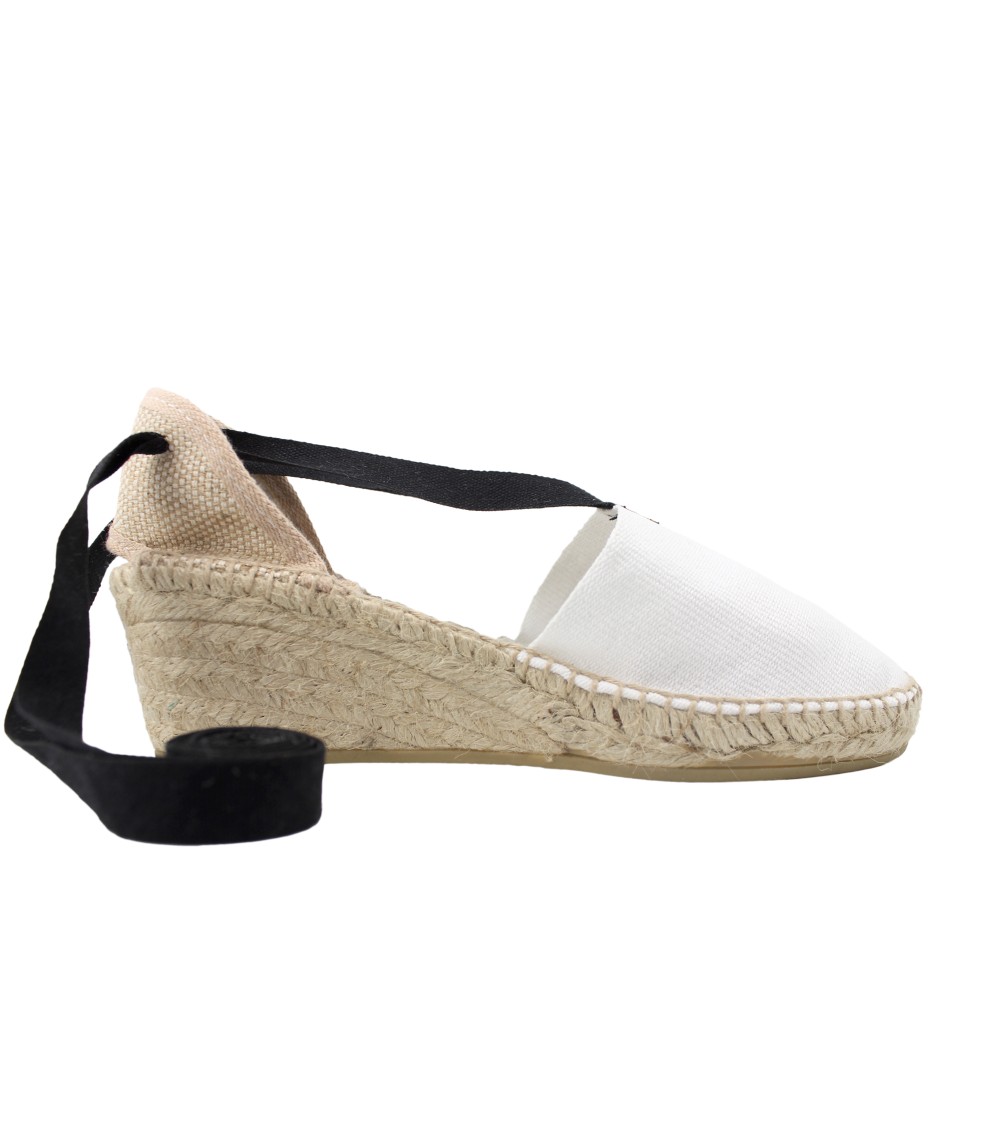 VALENCIANA ESPADRILLE WITH BLACK RIBBON