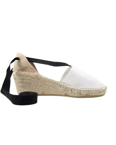 VALENCIANA ESPADRILLE WITH BLACK RIBBON