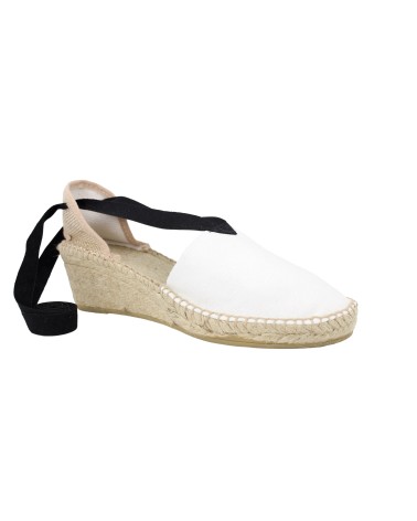 VALENCIANA ESPADRILLE WITH BLACK RIBBON