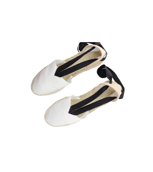 VALENCIANA ESPADRILLE WITH BLACK RIBBON