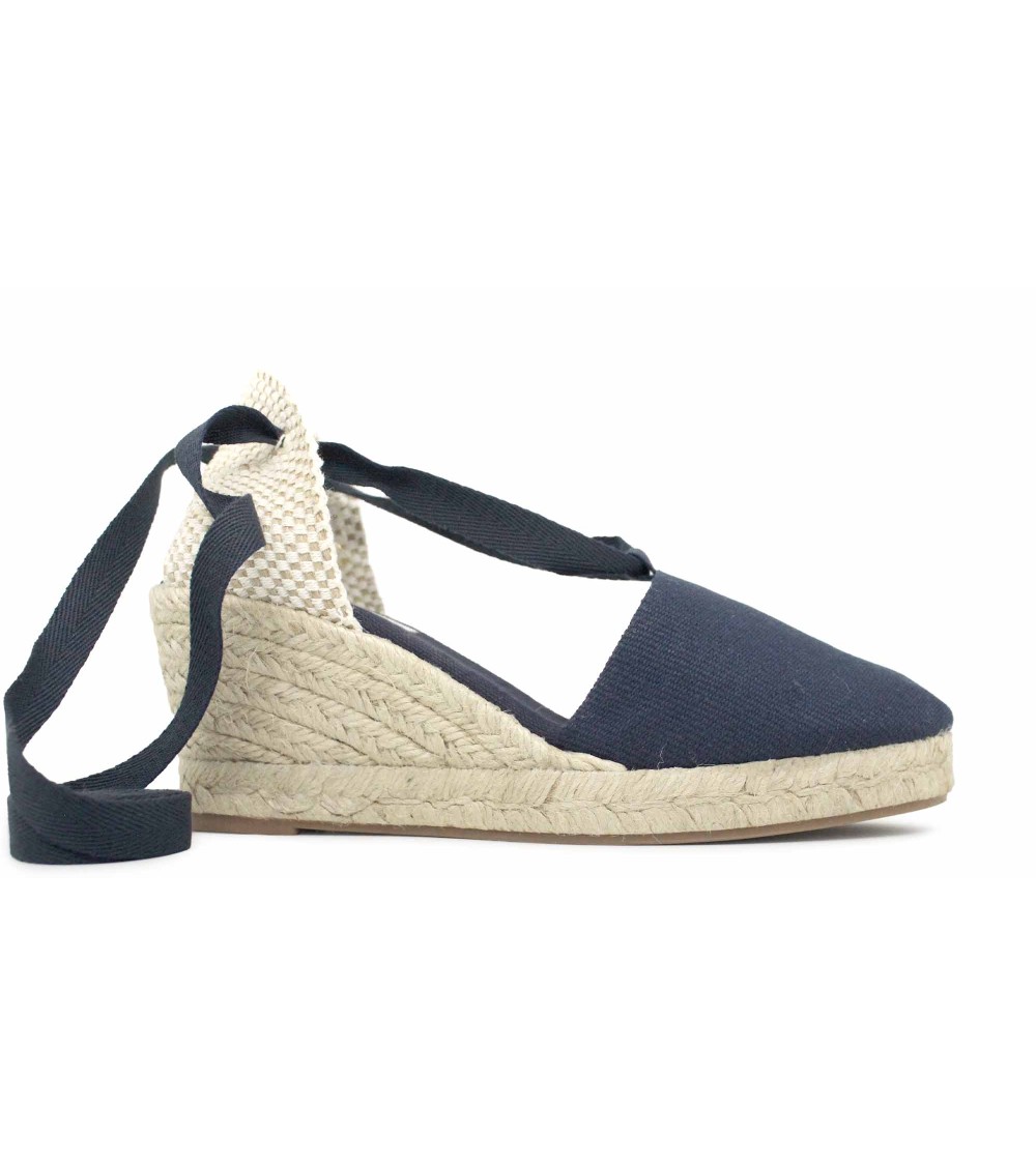 ALPARGATA VALENCIENNE AVEC TALON ET RUBANS