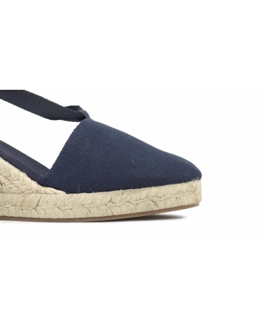 ALPARGATA VALENCIENNE AVEC TALON ET RUBANS