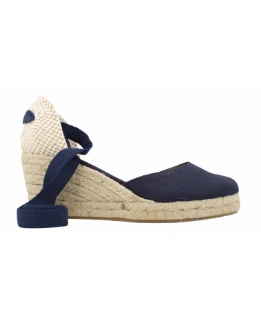 ESPADRILLE VALENCIENNE AVEC SALON ET RUBANS EN TOILE