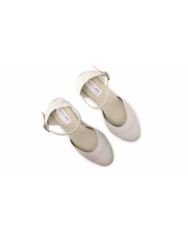 ESPADRILLE VALENCIENNE AVEC SALTO ET BOUCLE EN TOILE