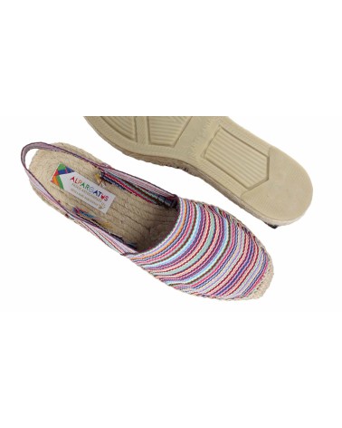 ALPARGATA DESTALONADA RAYAS