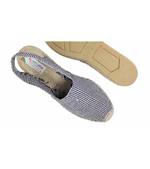 ESPADRILLE DOS NU PIED-DE-POULE