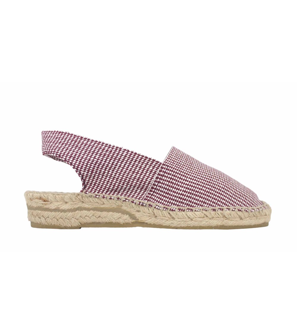 BACKLESS HOUNDSTOOTH ESPADRILLE