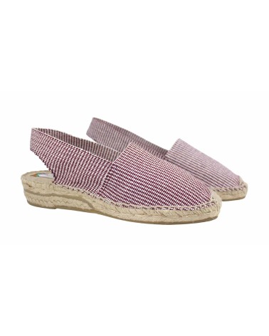 BACKLESS HOUNDSTOOTH ESPADRILLE