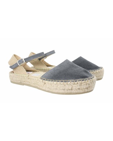 ESPADRILLE VALENCIENNE AVEC BOUCLE EN DAIM