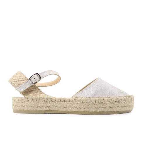 VALENCIAN ESPADRILLE WITH BUCKLE IN SUEDE