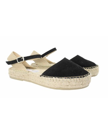 VALENCIAN ESPADRILLE WITH BUCKLE IN SUEDE