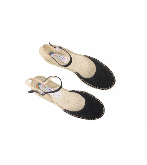 VALENCIAN ESPADRILLE WITH BUCKLE IN SUEDE