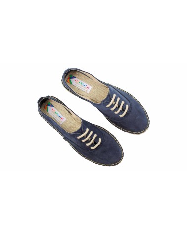 ESPADRILLE WITH LACES IN SUEDE
