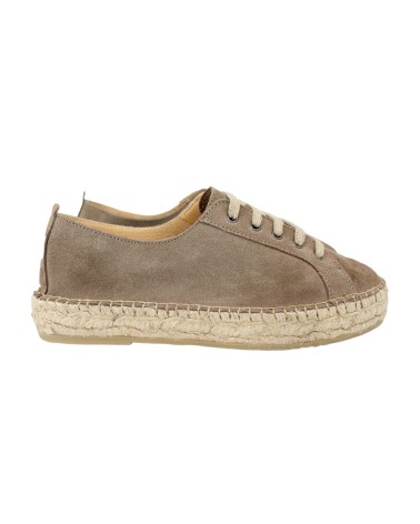 SPORTY ESPADRILLE WITH PLATFORM IN SUEDE