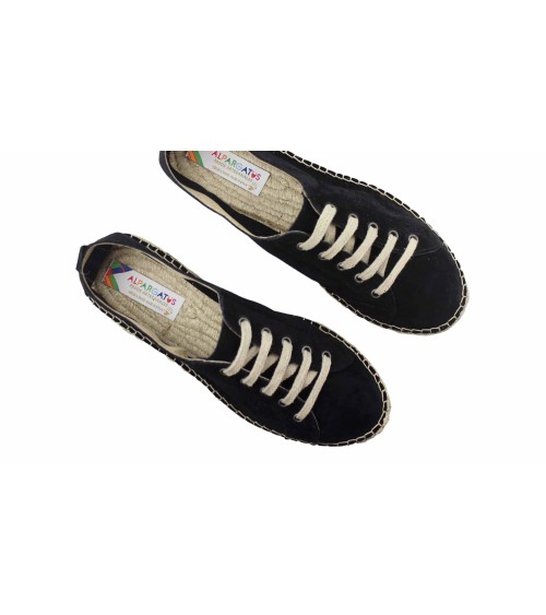 ESPADRILLE SPORTIVE AVEC PLATEFORME EN SUEDE