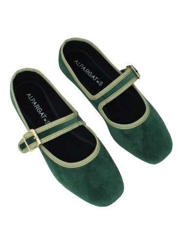 Mercedita en Velours avec Boucle pour Femme – Alpargatus