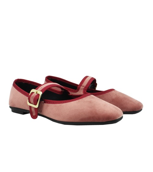 Mercedita en Velours avec Boucle pour Femme – Alpargatus