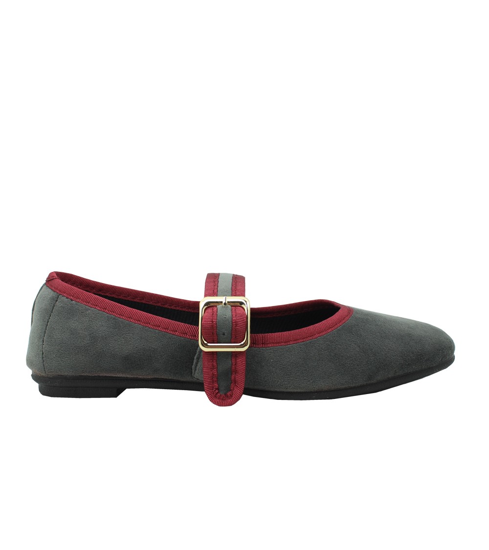 Mercedita en Velours avec Boucle pour Femme – Alpargatus