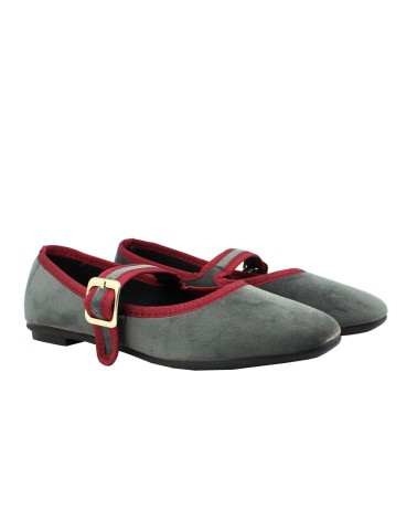 Mercedita en Velours avec Boucle pour Femme – Alpargatus