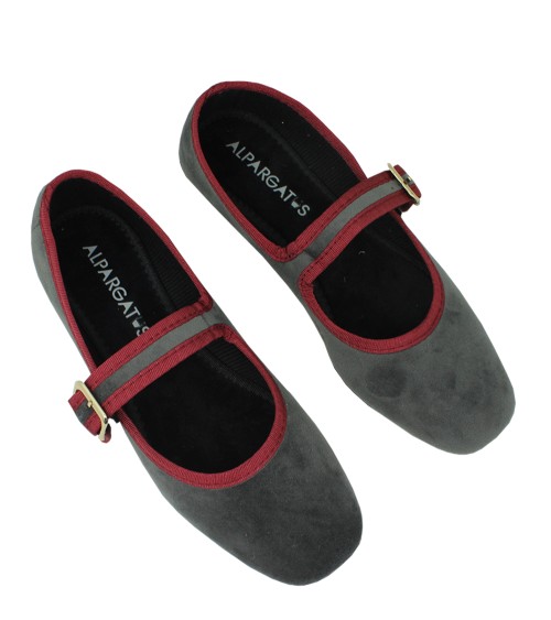 Mercedita en Velours avec Boucle pour Femme – Alpargatus