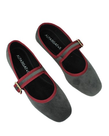 Mercedita en Velours avec Boucle pour Femme – Alpargatus