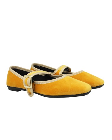 Women’s Velvet Mary Jane with Buckle – Alpargatus