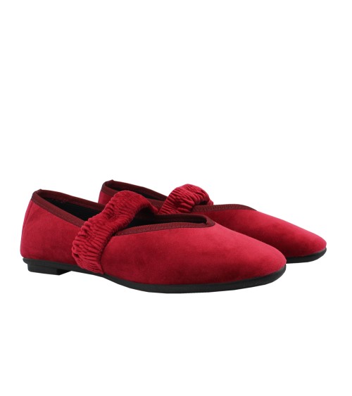 Mercedita de Terciopelo con Elástico para Mujer – Alpargatus