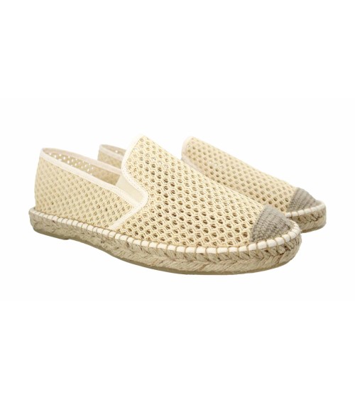 ESPADRILLE AVEC ÉLASTIQUES EN TOILE À MESH