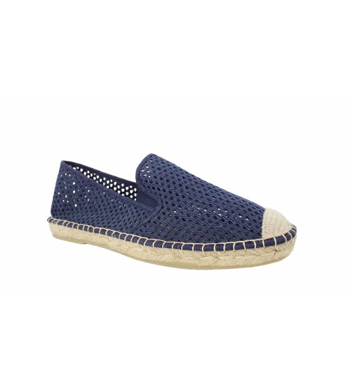 ESPADRILLE WITH ELASTICS IN MESH CANVAS