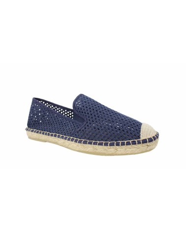 ESPADRILLE WITH ELASTICS IN MESH CANVAS