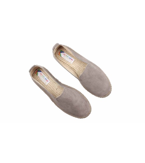 FLAT CLOSED ESPADRILLE IN SUEDE