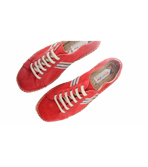 ALPARGATA DEPORTIVO CON CORDONES PARA HOMBRE EN SERRAJE