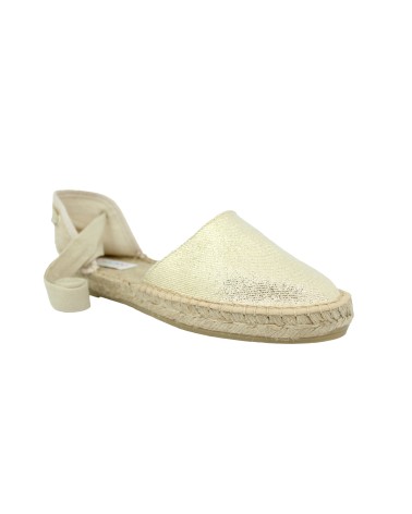 ESPADRILLE VALENCIANA PLATE AVEC RUBANS