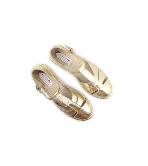 ESPADRILLE SANDAL WITH BUCKLE
