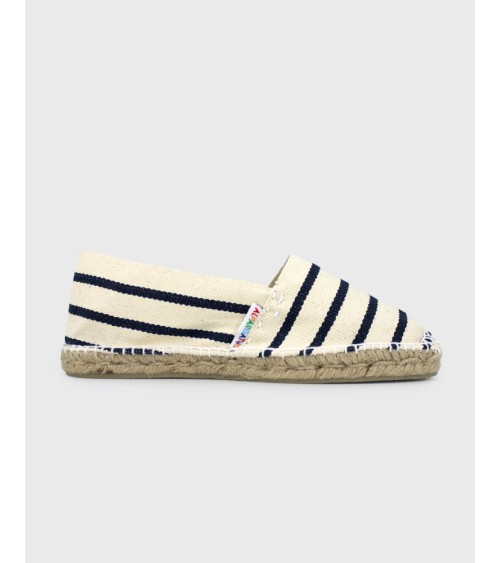 ESPADRILLE CLASSIQUE À RAYURES MARIN