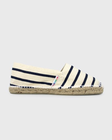 ESPADRILLE CLASSIQUE À RAYURES MARIN