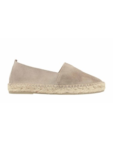 ESPADRILLE PLATEFORME FERMÉE AVEC ÉLASTIQUE EN CUIR SUEDE