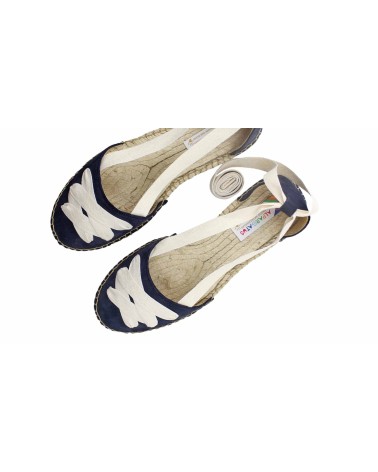 ESPADRILLE VALENCIENNE PLATE EN DAIM