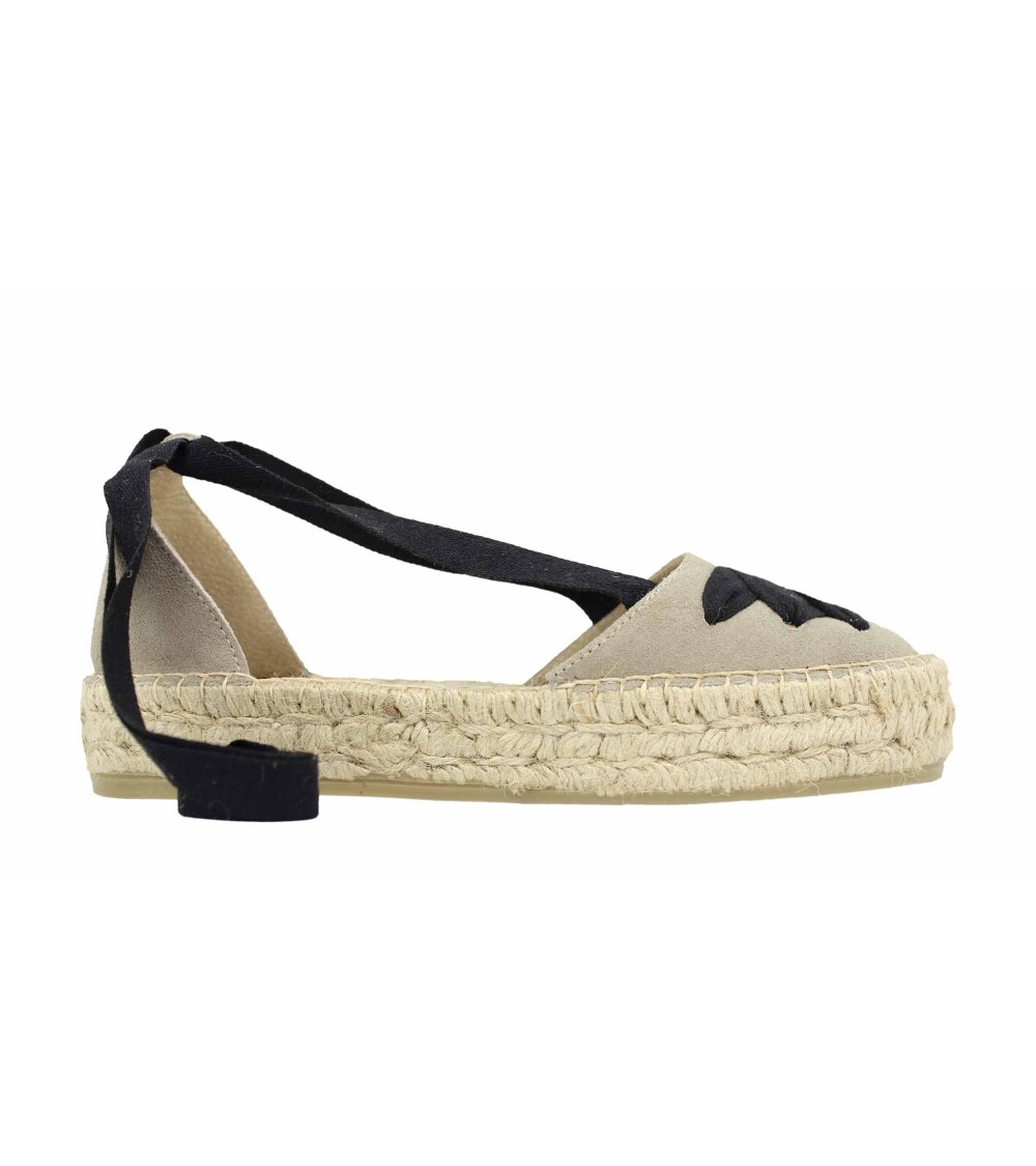VALENCIAN SUEDE ESPADRILLE WITH PLATFORM 